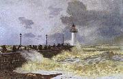 Claude Monet La Jettee Du Havre France oil painting reproduction